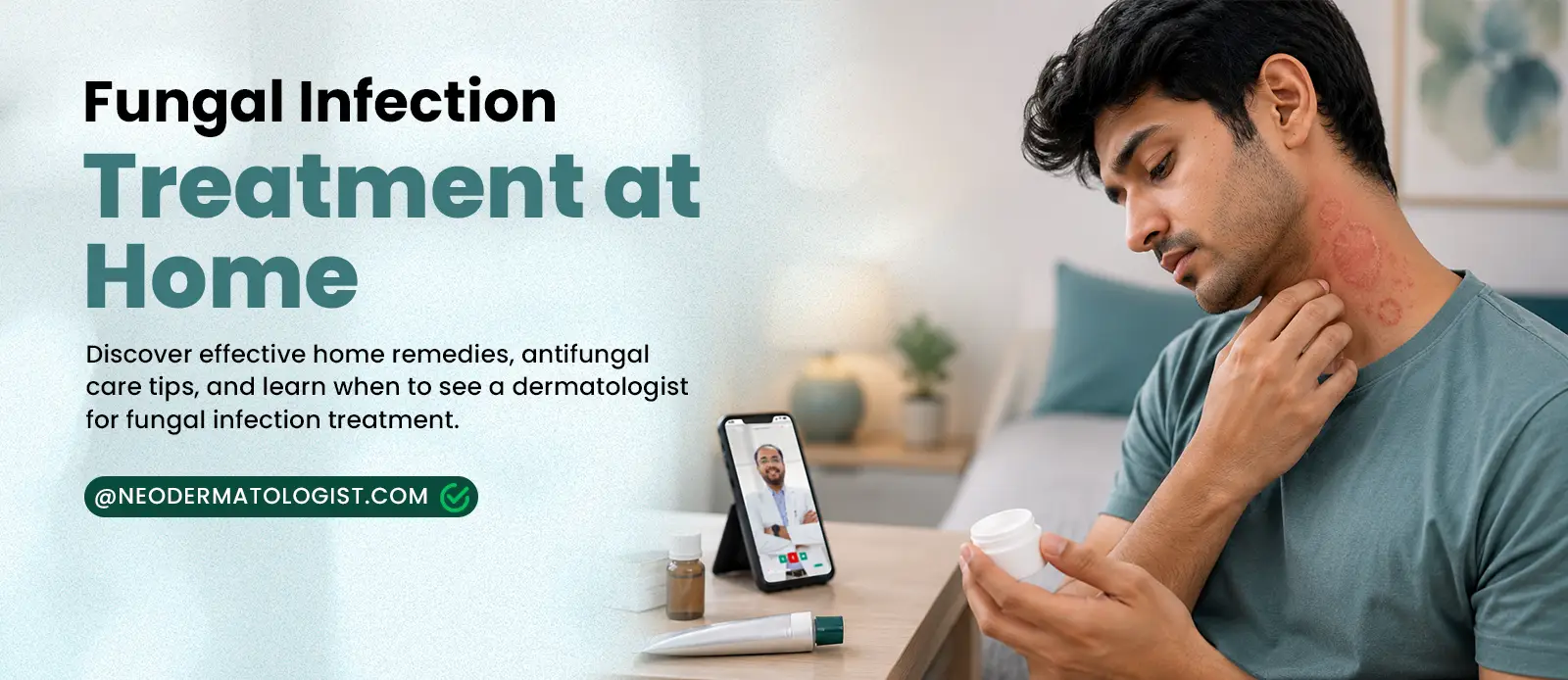 NeoDermatologist से ऑनलाइन फंगल इन्फेक्शन का इलाज और स्किन केयर की प्रोफेशनल सलाह
