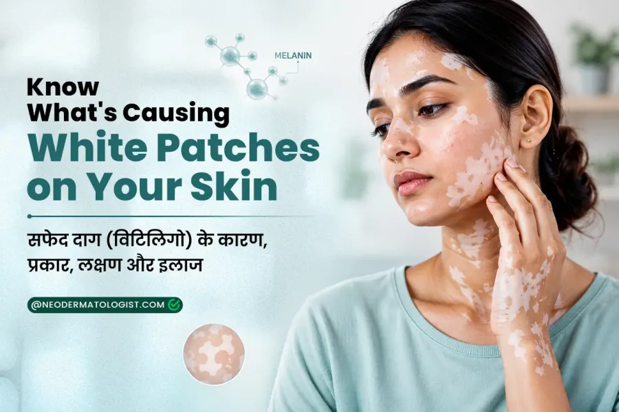 Know what causes white patches on skin - guide by Dr. Ruchir Shah