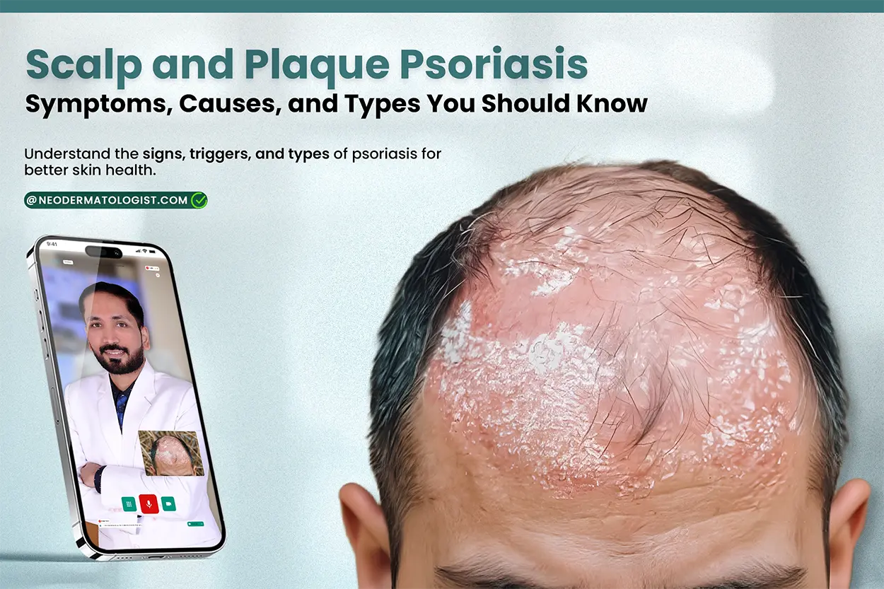 Scalp and Plaque Psoriasis: Symptoms, Causes, and Types of psoriasis by Neodermatologist