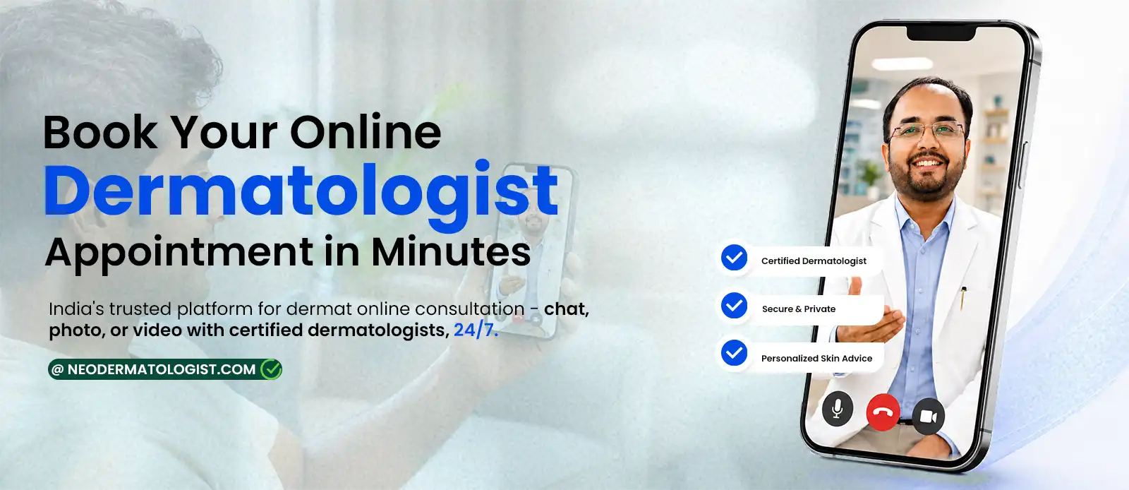  Book Your Online Dermatologist Appointment in Minutes On Neodermatologist With Certified Dermatologist Dr.Ruchir Shah & Dr.Karma Patel