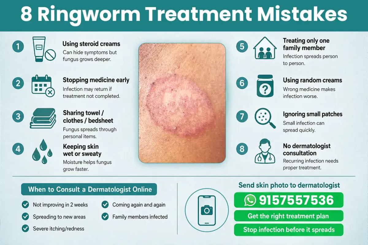 Everything about 8 Ringworm Treatment Mistakes That Make Infection Worse Guide By Dermatologist At Neodermatologist