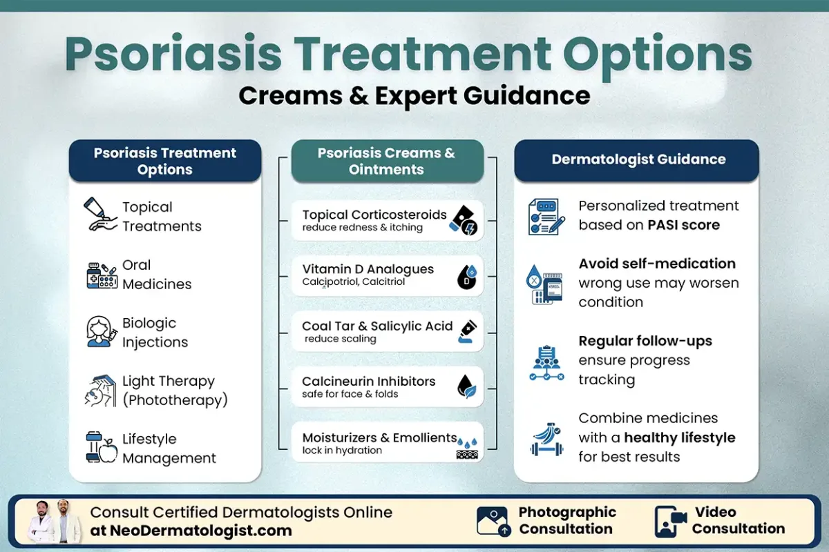 Neodermatologist - Online Psoriasis Treatment Options, Creams & Expert Guidance By Certified Specialist