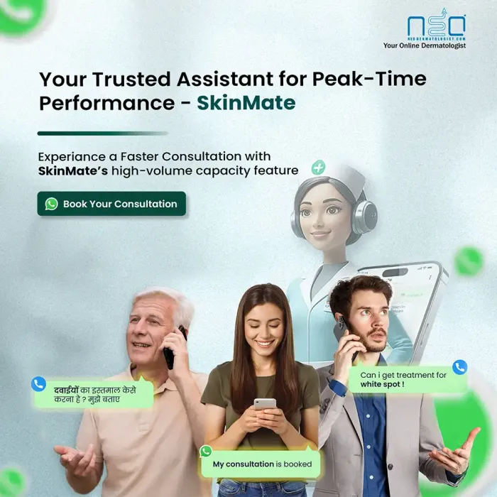 Skinmate - AI-Powered Dermatologist Nurse Available 24/7 To Book Your Online Dermatologist Consultation with a Certified Dermatologist Expert