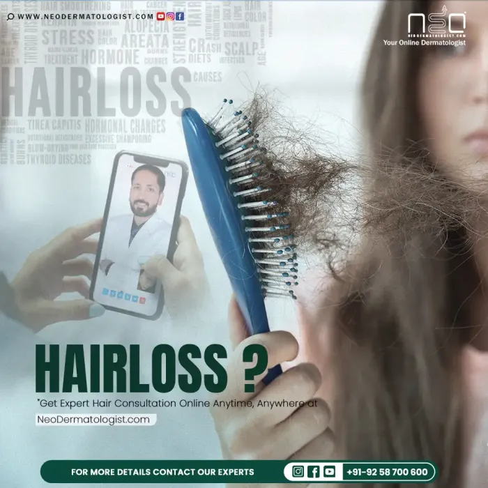 Hair Loss Consultation Online By Certified Dermatologist at Neodermatologist.com