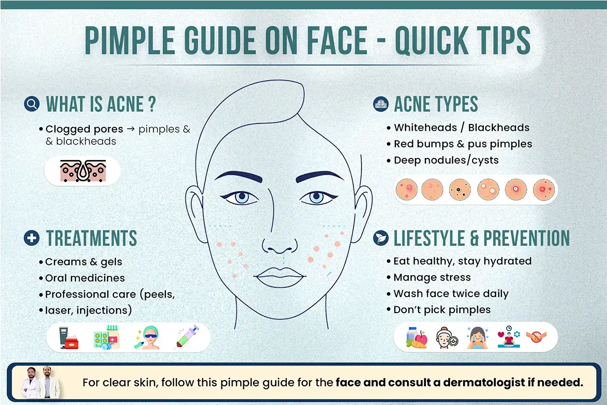 Pimple Guide on Face - Quick Tips By Neodermatologist Shared By Dr. Ruchir Shah