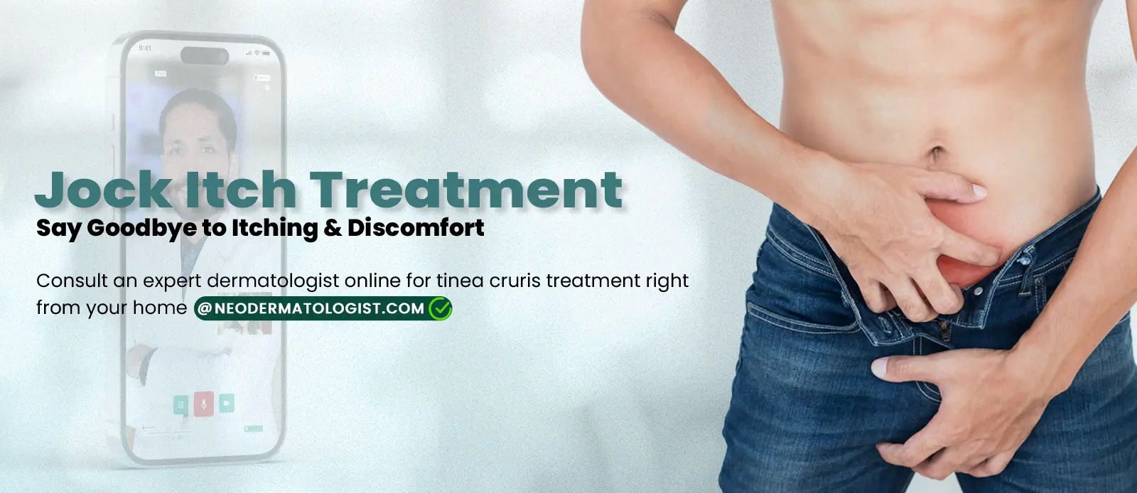 Jock Itch Treatment - Consult an expert dermatologist online for tinea cruris treatment 