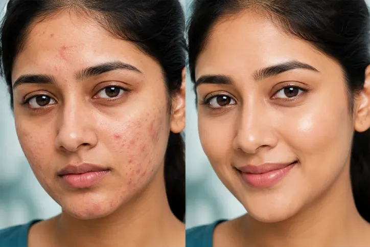 Neodermatologist के बेस्ट स्किन केयर स्पेशलिस्ट द्वारा स्किन केयर ट्रीटमेंट के पहले और बाद के परिणाम