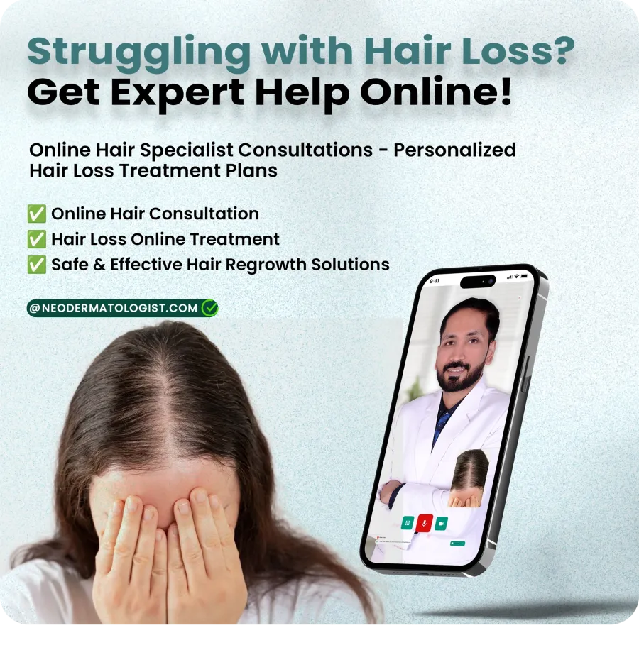 हेयर स्पेशलिस्ट ऑनलाइन डर्मेटोलॉजिस्ट कंसल्टेशन - नियोडर्मेटोलॉजिस्ट